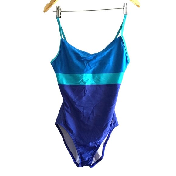 SPEEDO- WOMEN'S BLUE ONE-PIECE BATHING SUIT SIZE 8 - Picture 5 of 8